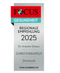 Auszeichnung Focus Gesundheit Chirotherapeut 2025